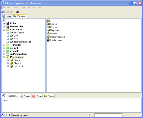 Preferences Preferences