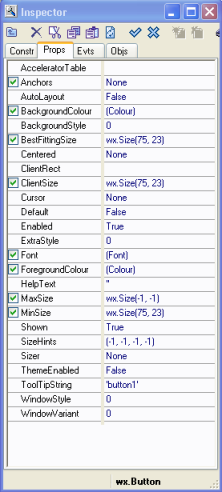 Inspector - Properties Inspector - Properties