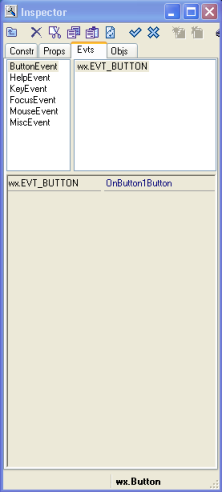 Inspector - Events Inspector - Events