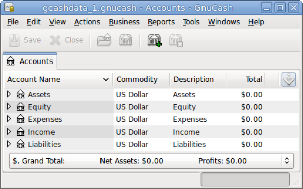 La fenêtre principale affichant le fichier de test La fenêtre principale affichant le fichier de test