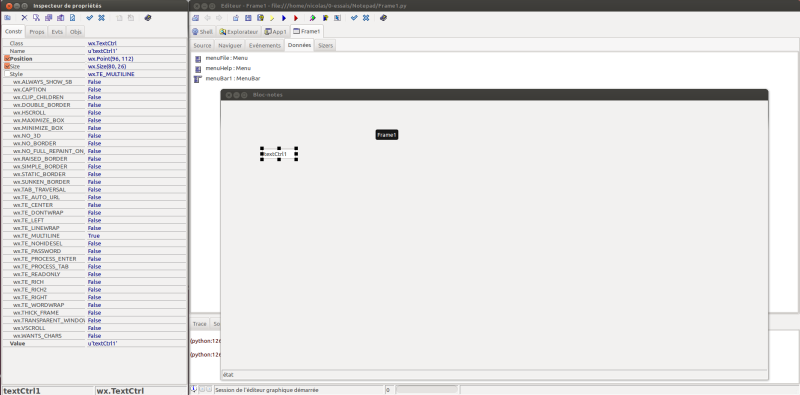Inspector - TextCtrl Inspector - TextCtrl